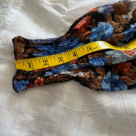 Zara Women’s Medium Multi-Color Medium Bishop Sleeve Top - Picture 12 of 13